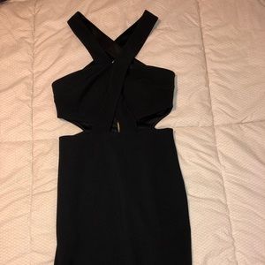 Express XS short cutout dress